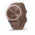 Garmin vívomove® Sport, Cocoa Case and Silicone Band with Peach Gold Accents